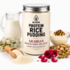 ARABIAN MUHALABIA DELIGHT PROTEIN RICE PUDDING 3 Creamy rice pudding with toppings