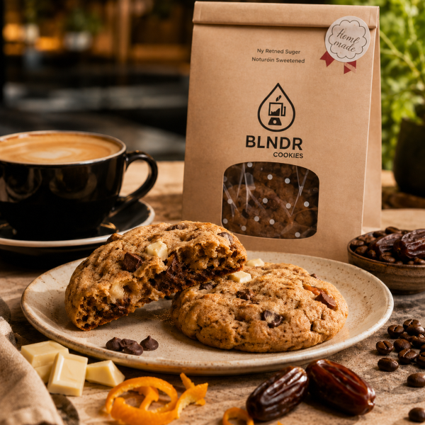 Healthy cookies and coffee