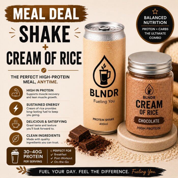 MEAL DEAL 1 High-protein shake and cream pudding