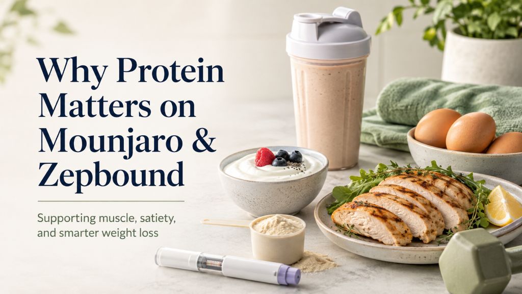 Protein on Mounjaro: Why It Matters During Weight Loss 1 Protein on Mounjaro: Why It Matters During Weight Loss